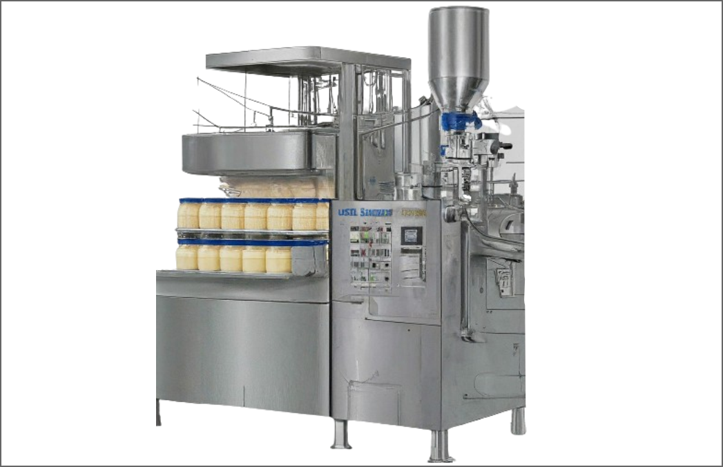 Mayonnaise packaging machine for one person