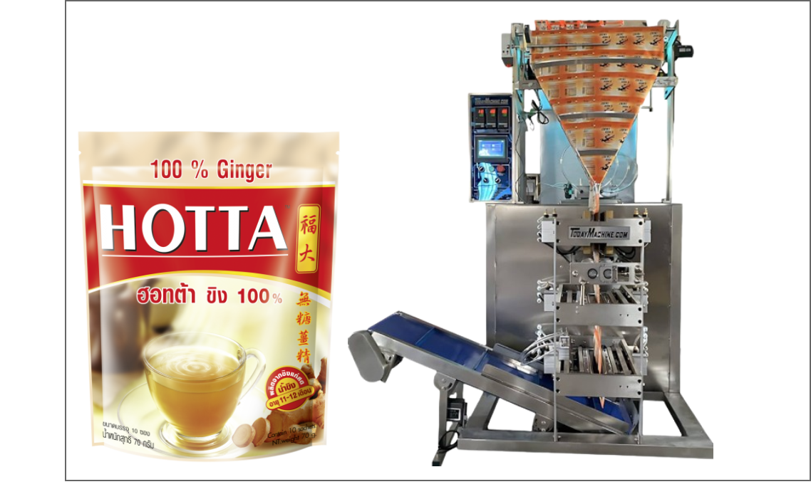 Single sachet packaging machine